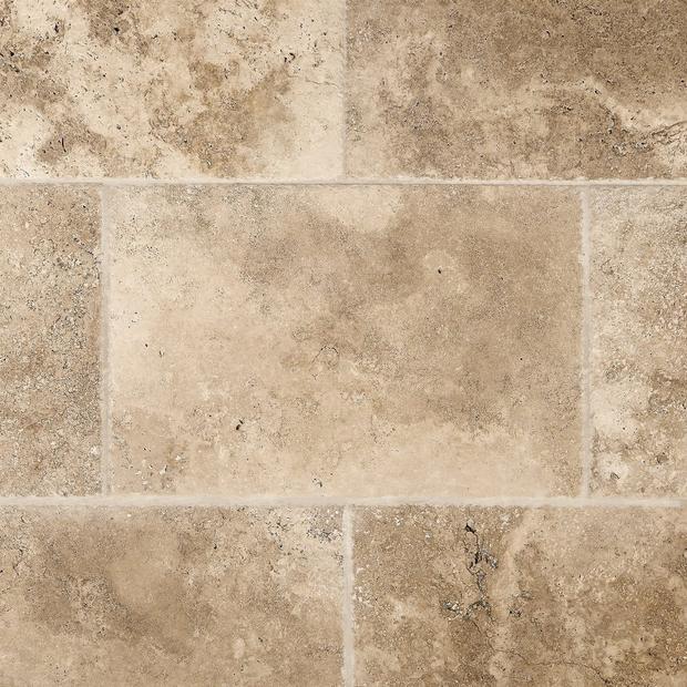 Antique Bari Chiseled Travertine Tile