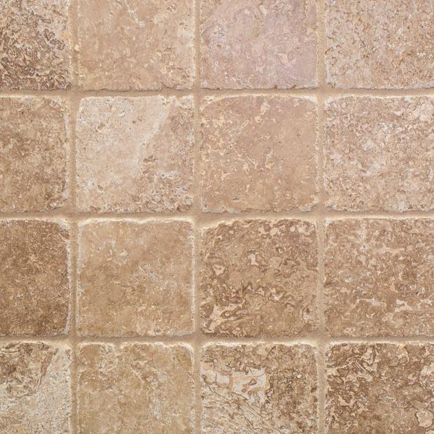 Noce Tumbled Travertine Tile